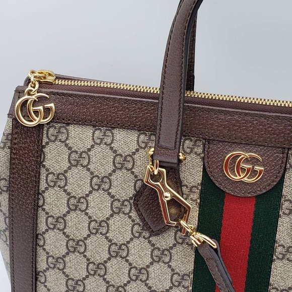 100% Authentic Gucci GG Ophidia Medium Supreme Handbag and Shoulder Bag - Picture 7 of 16